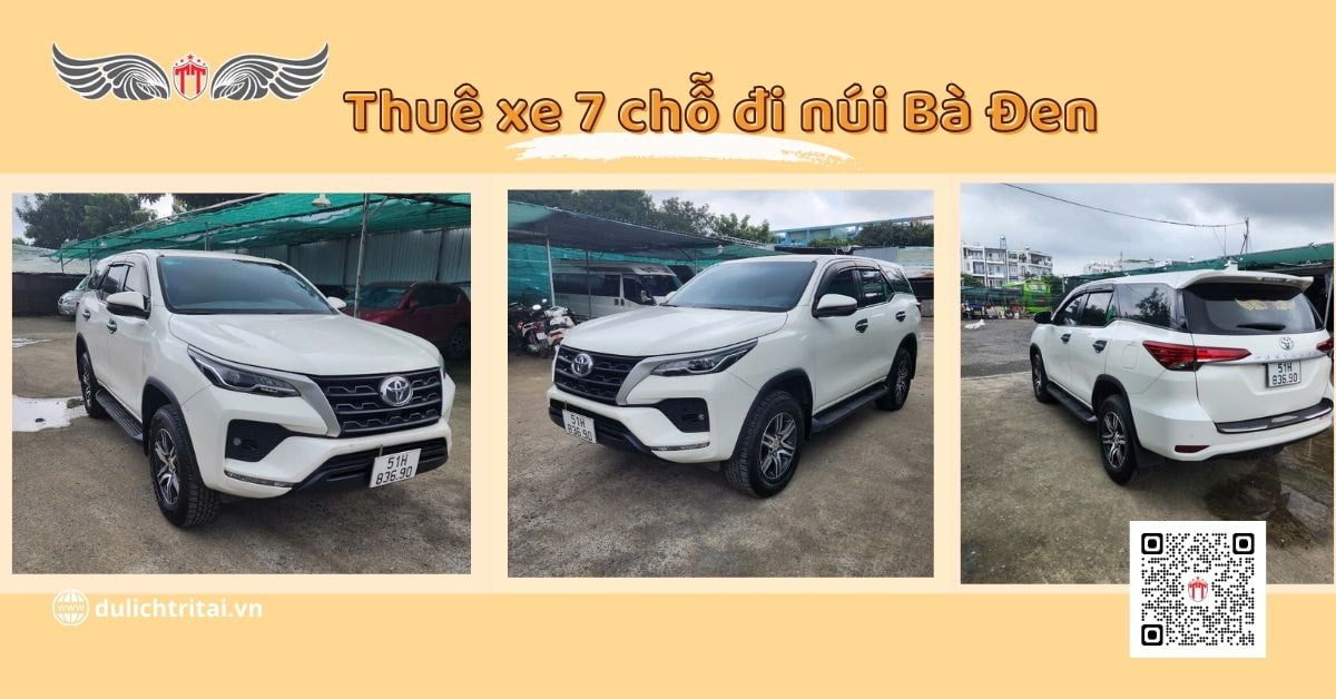 Thue xe 7 cho di nui Ba Den