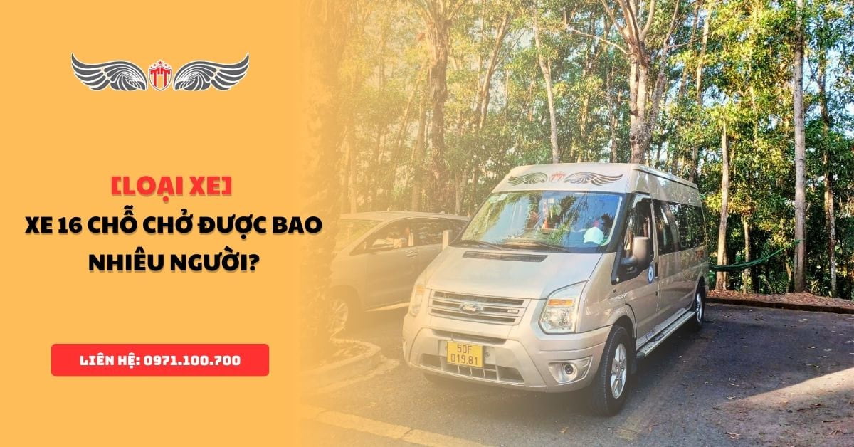 Xe 16 chỗ chở được bao nhiêu người