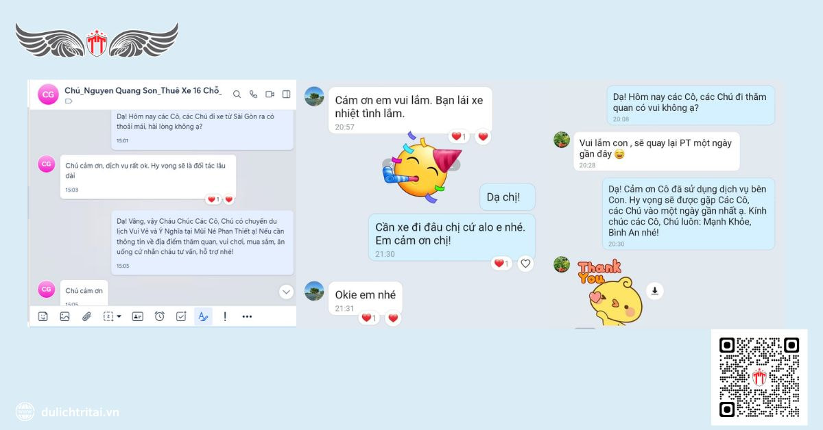 Đánh giá thực tế của khách hàng của du lịch Trí Tài