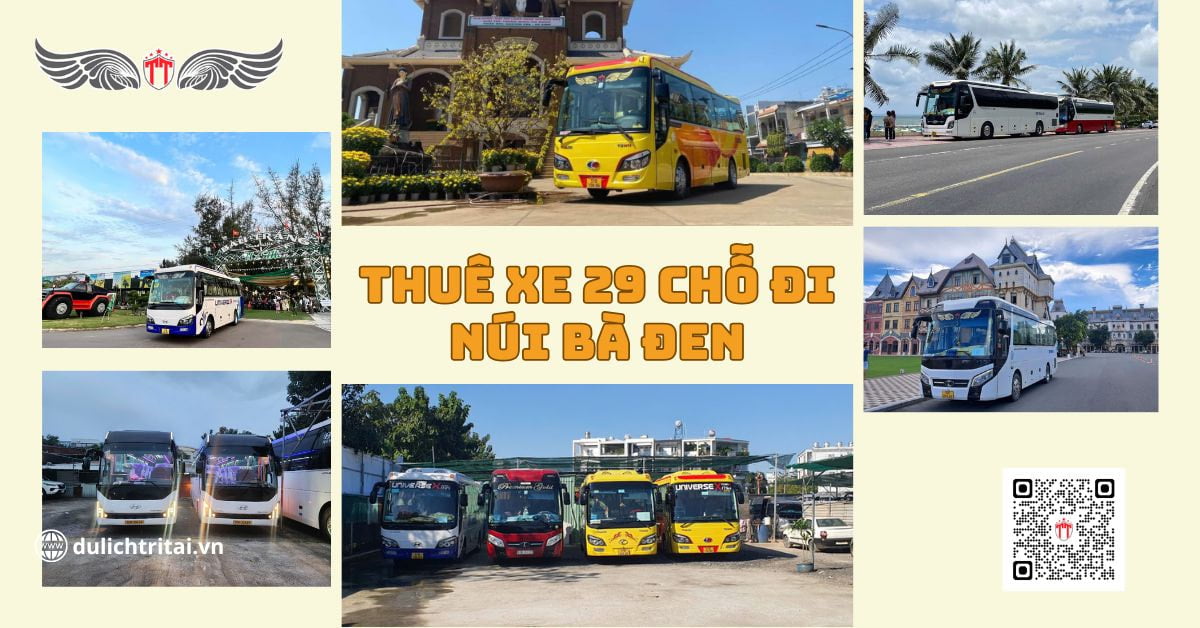 Thue xe 29 cho di Nui Ba Den co tai xe