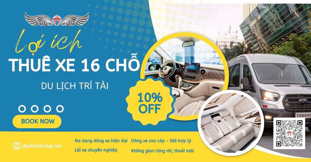 Lợi ích dịch vụ cho thuê xe 16 chỗ tại quận Tân Phú của Trí Tài