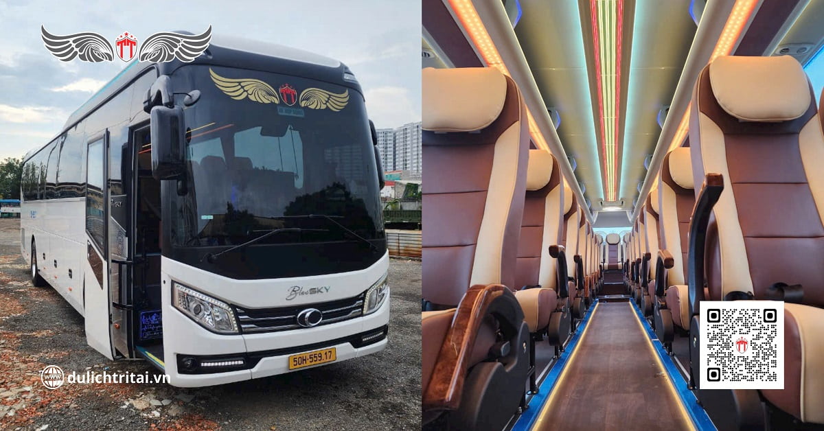 Trí Tài cho thuê xe 45 chỗ đưa đón học sinh, du lịch giá rẻ