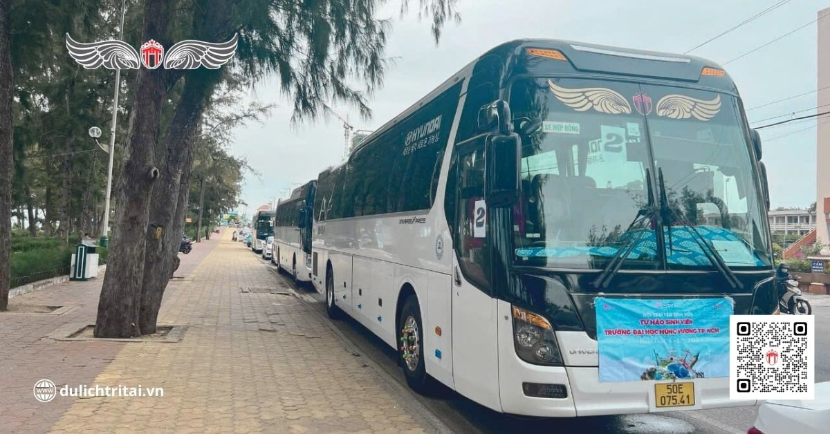 Du lịch Trí Tài cho thuê xe 45 chỗ giá rẻ, dịch vụ xe chất lượng