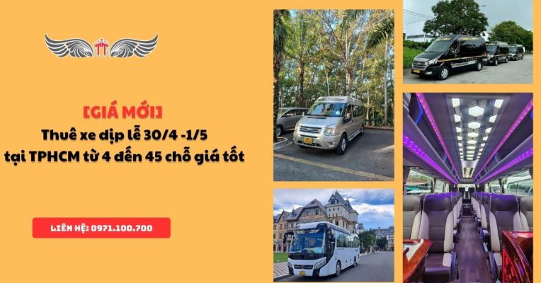 Thuê xe dịp lễ 30/4